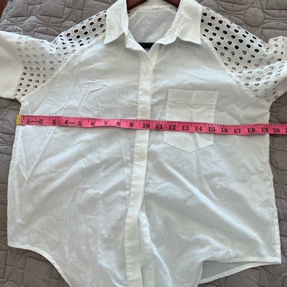 Jonathan Simkhai Short sleeve shirt in white - Picture 11 of 14